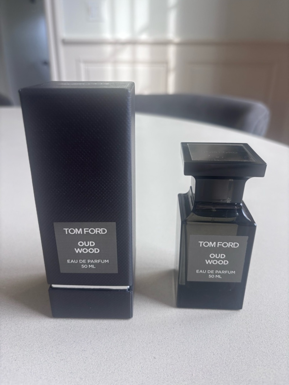 Tom Ford Oud Wood Eau de Parfum 50ml – Barely Used w/ Box, nearly full